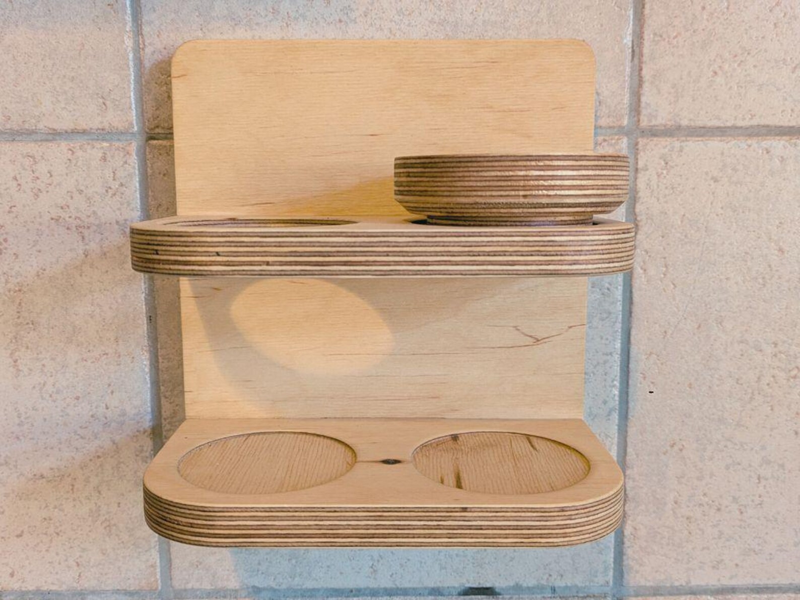 Wandhalterung in Benutzung